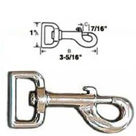 Baron 0171 Bolt Snap Nickel Swivel  3.18 In. 6120810
