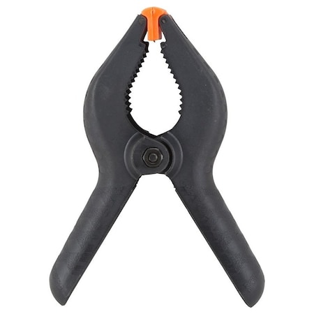 Vulcan Spring Clamp, 2 in Clamping, Nylon, Black JL27647