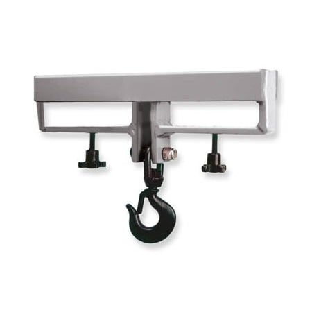 Pucel Double Fork Swivel Hook, 22 in W x 7-3/4 in H, Opening 2 in x 10 in, Gray #210