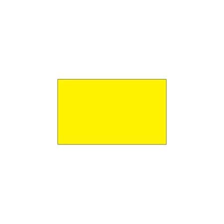Bubblefast 3 x 5'' - Fluorescent Yellow Removable Rectangle Labels BFDL1592FY