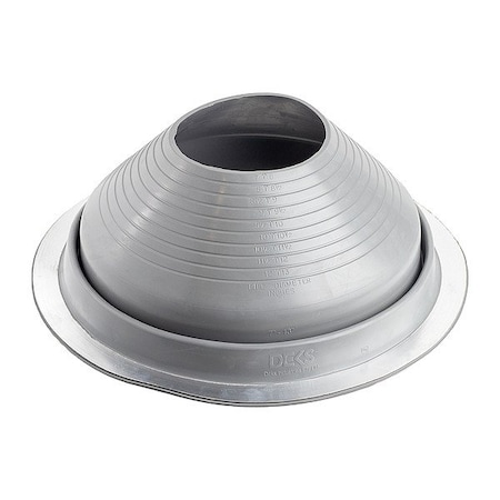 Dektite Flashing, Round, Aluminum 4025910