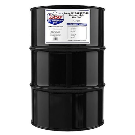 Lucas Oil Oil, 55 gal Sz, Amber 10078