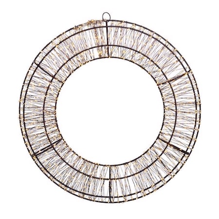 Celebrations LED Warm White Wreath 22 in. Hanging Decor 22OVWRA