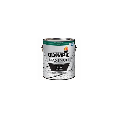 Olympic Stain and Sealant Maximum Solid Tintable White Base 1 Acrylic Latex 1 gal White 79601A/01