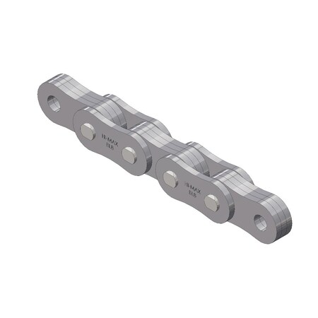 Senqcia Hi-Max Riveted Leaf chain, 50 ft OAL, 1 in Pitch, Carbon Steel BL823HMR50