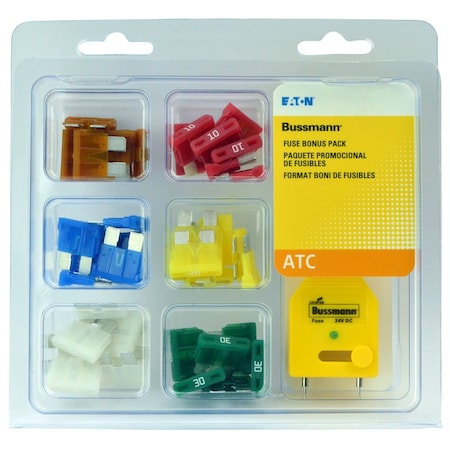 Eaton Bussmann Bussmann ATC Assorted Blade Fuse Assortment, 2PK NO.44