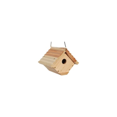 Audubon Bird Feeder Wren House Cedar Beige NAWREN