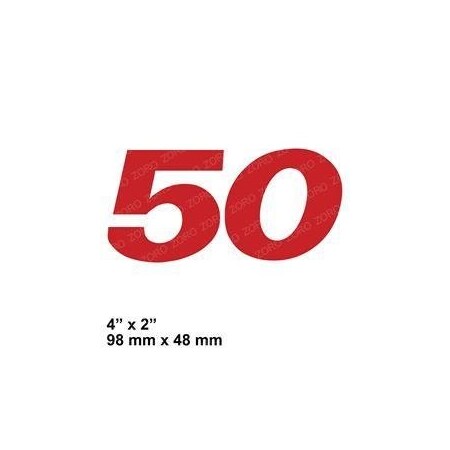 Hyster REPLACEMENT DECAL, MODEL 50 1586447