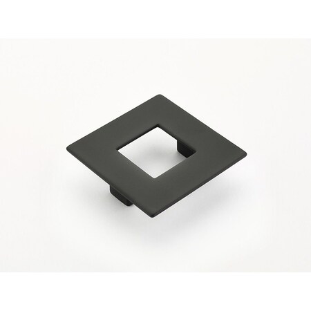 Schaub 64mm Center to Center Square Finestrino Cabinet Pull Matte Black Finish 443-MB