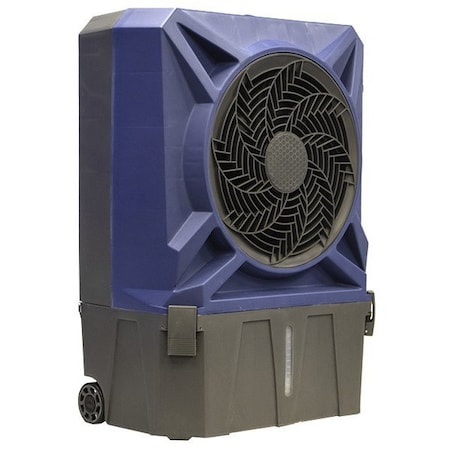 Hessaire Portable Evaporative Cooler, 1,300 cfm, 500 sq ft, 4.8 gal M100
