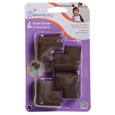 Dreambaby Corner Protector, Foam, Brown L1301