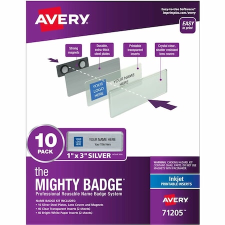 Avery The Mighty Badge by Professional, PK10 71205