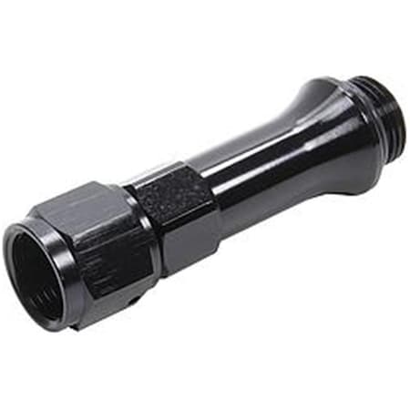 Allstar Performance 0.75 in.-16 to -8 ORB Aluminum Carburetor Fitting for Holley Ultra HP - Black ALL50907