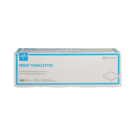 Medline Moist Cleansing Towelettes, 5in x 7in MDS094181HH