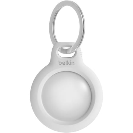 Belkin Secure Holder with Key Ring for AirTag - White F8W973btWHT