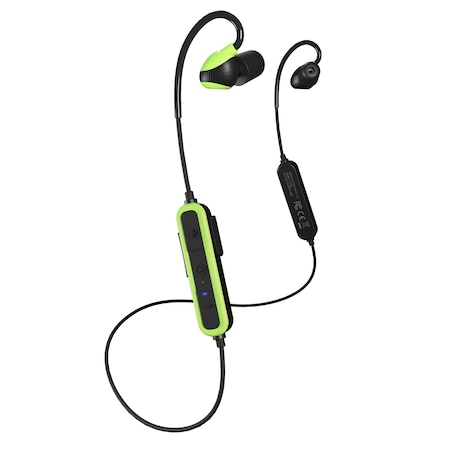Isotunes Rechargeable Earplugs Bluetooth-Enabled Earplugs with Ambient Sound, 26 NRR NRR, Green IT-38B