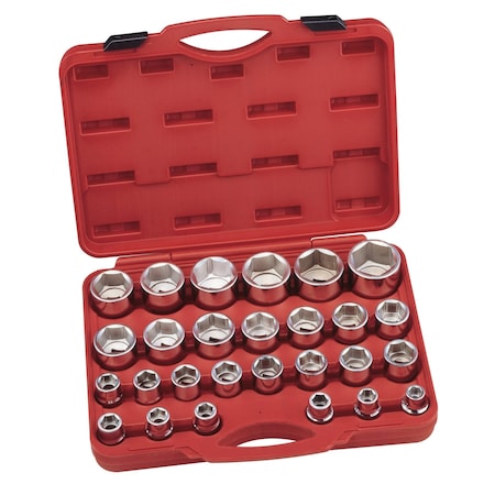 Genius Tools 27PC 3/4in Dr. SAE Hand Socket Set GS-627S