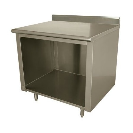 Advance Tabco Back Splash Enclosed Prep Table EEK-SS-246