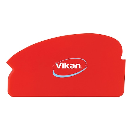 Vikan Hand Scraper, 6 1/2 in L, 3 5/8 in H, Red 40514