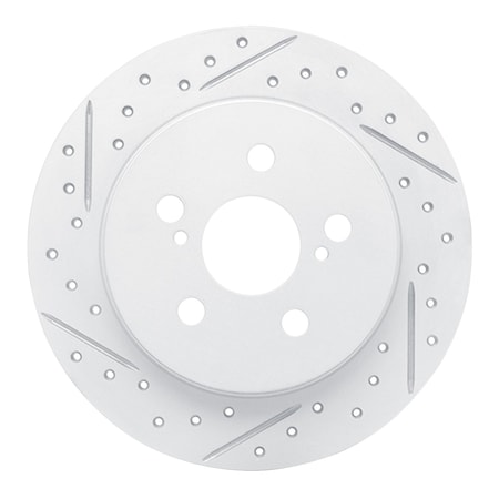 Dynamic Friction Co DFC Geoperformance Rotor - Drilled and Slotted 830-76083L