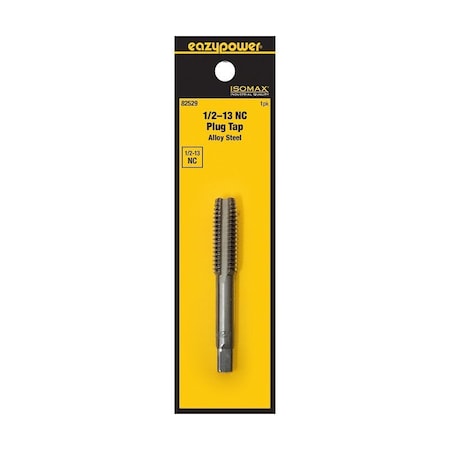 Isomax Tap, 1/2-13 Thread, NC Thread, Plug Chamfer, Tungsten Steel 82529