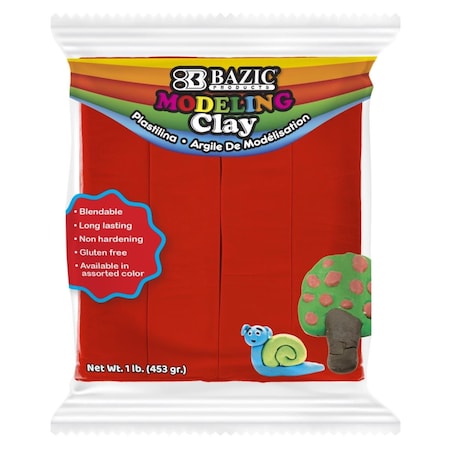 Roomfactory 1 lbs Red Modeling Clay RO3325415