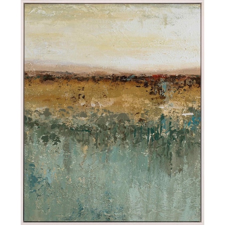 Homeroots Antique Contemporary White Floater Frame Print Wall Art 525940