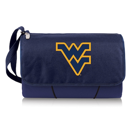 Picnic Time Family Of Brands NCAA West Virginia Mountaineers Blanket Tote Outdoor Picnic Blanket - Beach Blanket 820-00-138-834-0