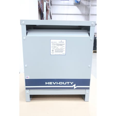 Sola EMERSON HEVI-DUTY VOLTAGE TRANSFORMER 30KVA 480V-AC 120/208V-AC 3PH E2H30S