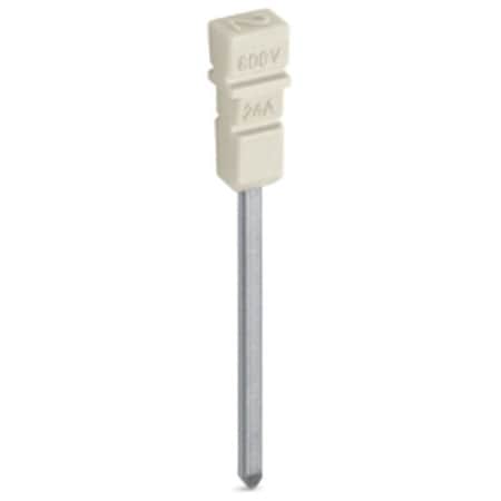 Wago Terminal Block, 0.13" L, 0.13" W, Gray 2002-492