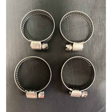 Helix Racing Products Stainless Worm Drive Clamps 13-32mm, 4PK 114-6412