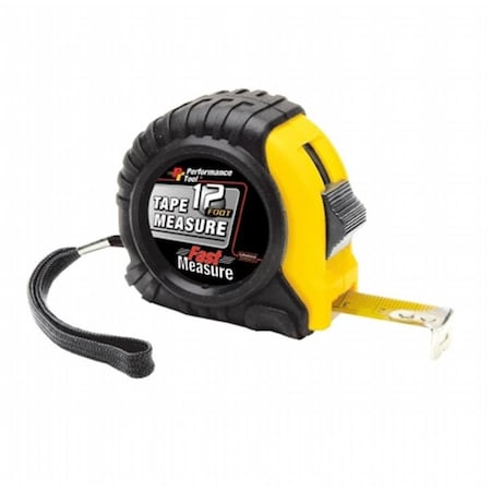 Performance Tool 12 ft. x .63 in. Wide Standard Tape Measure PMW5020