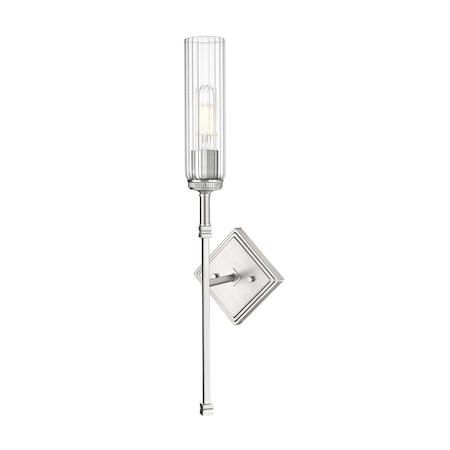 Z-Lite Esme Brushed Nickel 1 Light Wall Sconce 3047-1S-BN