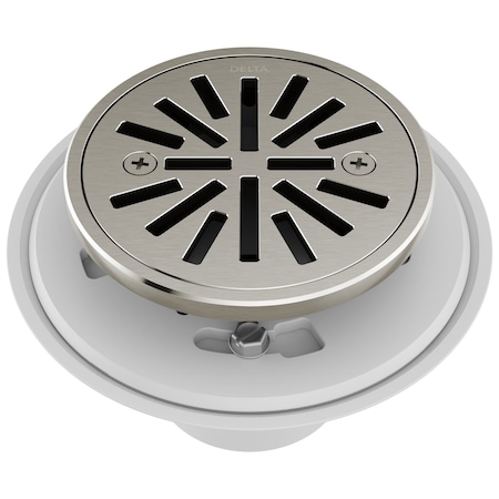 Delta 4 in Tile-In Round Shower Drain In Stainless DT061411-SS