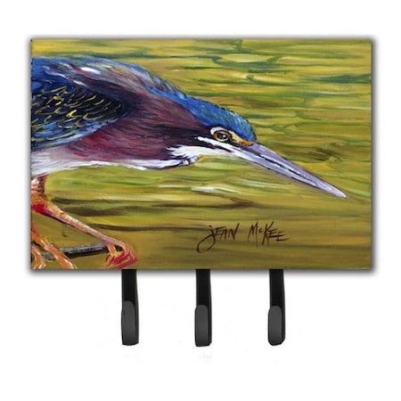 Carolines Treasures Green Heron Leash and Key Holder JMK1016TH68
