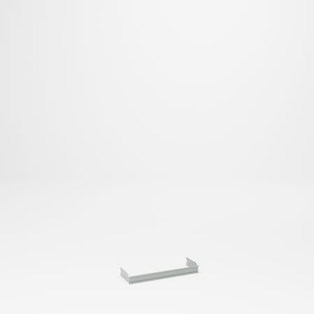 Pucel Versatile Hanger Bar, 25 in W x 8 in D, for Plastic Bins, Gray VHB-25-8