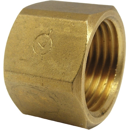 Westlake Pipe & Fittings 1/2'' Red Brass Threaded Pipe Cap 17-9149