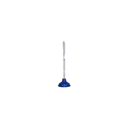 Everflow Toilet Plunger, Blue With Clear Handle C28822