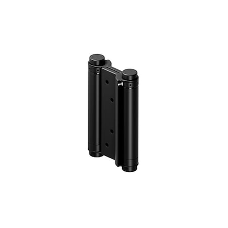 Deltana 5in Double Action Saloon Hinge Matte Black Finish DASHS5U19