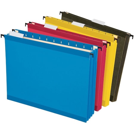 Pendaflex SureHook Letter Recycled Hanging Folder - 3 1/2in Folder Capacity - 8 1/2in x 11in - 3 1/2in, 4PK 9213