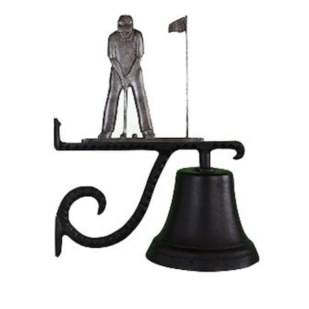 Swivel Cast Bell With Swedish Iron Putter Ornament SW749506
