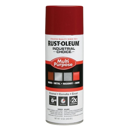 Rust-Oleum Spray Paint, Banner Red, Gloss, Solvent, 12 oz 1666830