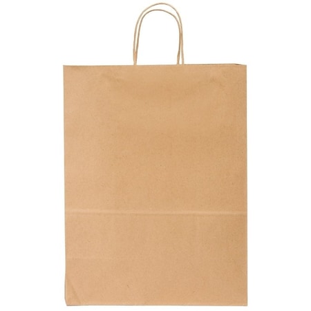 Duro Bag Duro Bag Dubl Life 87124 Shopping Bag, 60 lb Capacity, Kraft Paper, Brown 87124