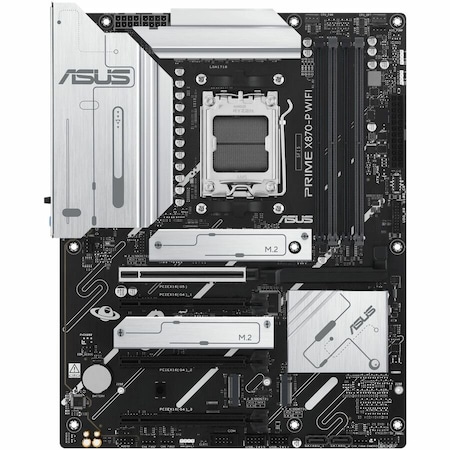 Asus Prime X870-P WIFI Gaming Desktop Motherboard - AMD X870 Chipset - Socket AM5 - ATX PRIMEX870PWIFI