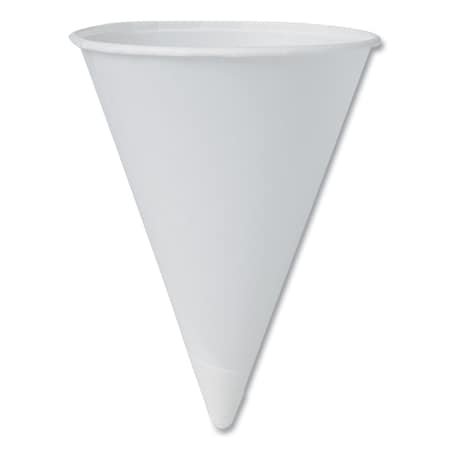 Dart Cone Water Cups, Paper, 4 oz., PK5000 4R-2050