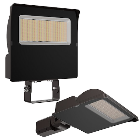 Led Lighting Supply 180-300W Adjustable LED Flood Light, up-52500 lm, 3000K-5000K, 100-277V MLLG-LED-FLD5-300-CC-PC