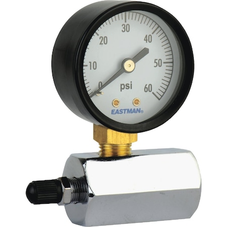 Ez-Flo Eastman EZ-FLO Gas Test Pressure Gauge 2 Face 0-60psi 45174