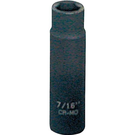Vulcan Deep Impact Socket, 7/16 in Socket, Black Phosphate, MT6580112 MT6580112