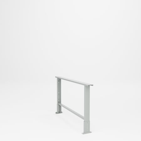 Pucel Adjustable Bench Leg, 32 1/2 in - 37 1/2 in Adjustable Height, Gray ABL-58