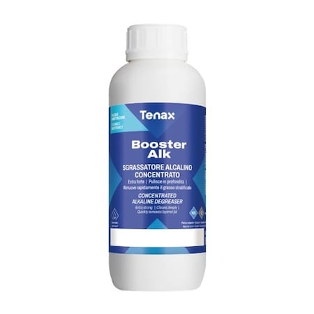 Tenax Booster Alk - 1 Liter. Multi-Purpose Tile and Hard Surface Cleansing Product for Stain Removal for TBAlk